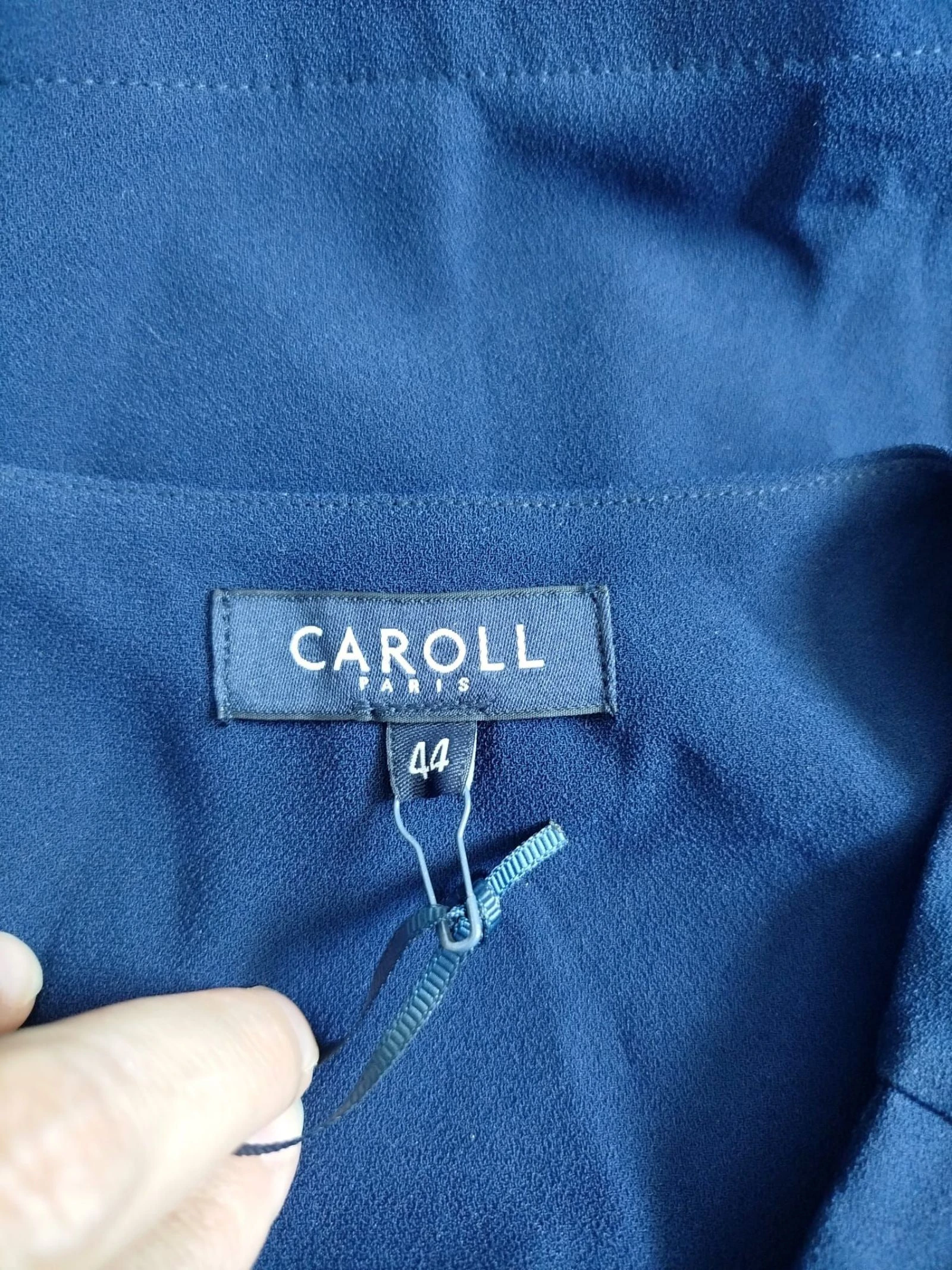 Caroll navy blue rnoe dress 44 – photo 10